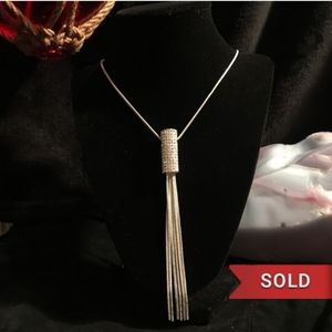❌SOLD❌Gorgeous 925 & Swarovski Crystal Necklace